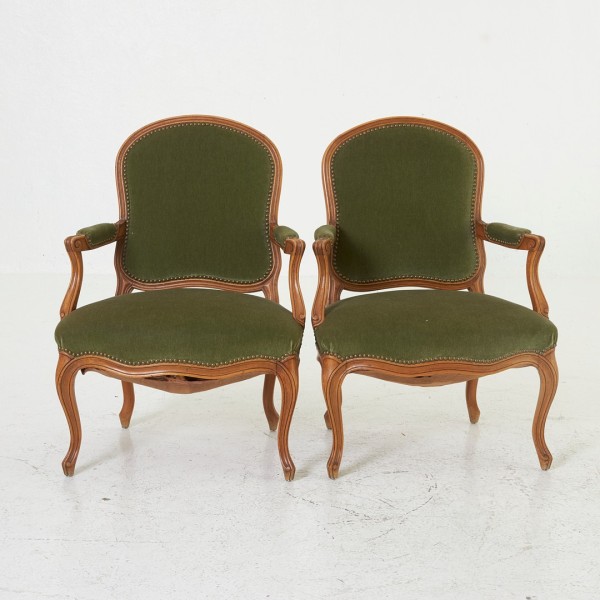 Rococo style armchairs (2 pcs)