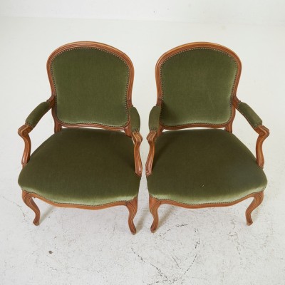 Rococo style armchairs (2 pcs)