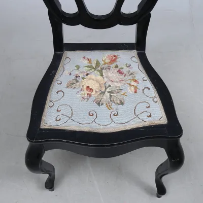 Antique wooden chairs