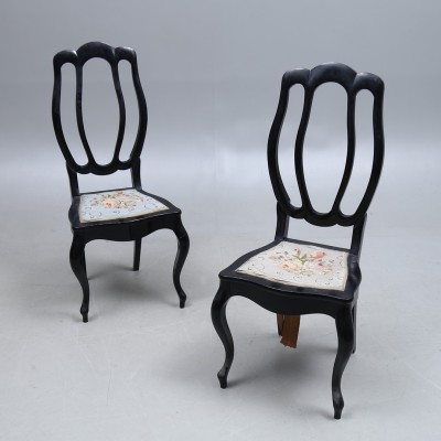 Antique wooden chairs