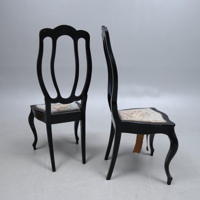 Antique wooden chairs