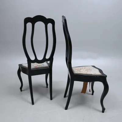 Antique wooden chairs