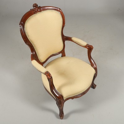 Rococo style armchairs (2 pieces)