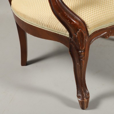 Rococo style armchairs (2 pieces)