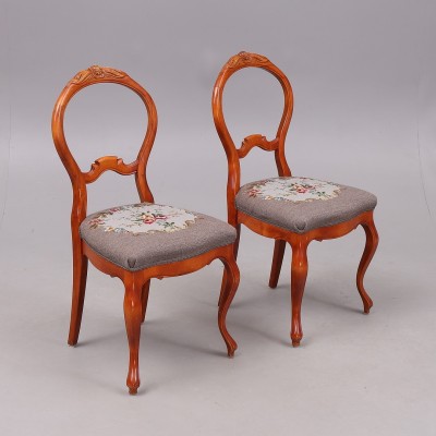Rococo style chairs (2 pieces)