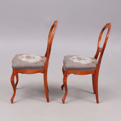 Rococo style chairs (2 pieces)