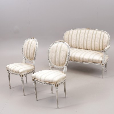 (FOR RESTORATION) Louis XVI style set