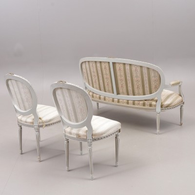 (FOR RESTORATION) Louis XVI style set