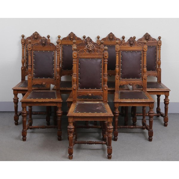 Renaissance style chair set