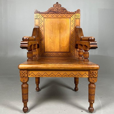 Old Nordic style armchair