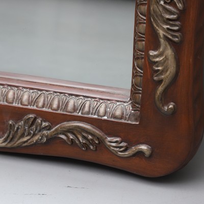 Console with mirror