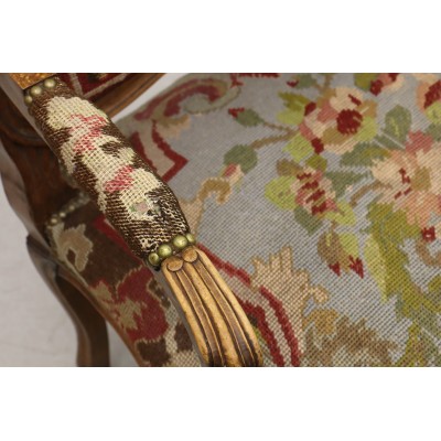 Rococo style armchairs (2 pcs)