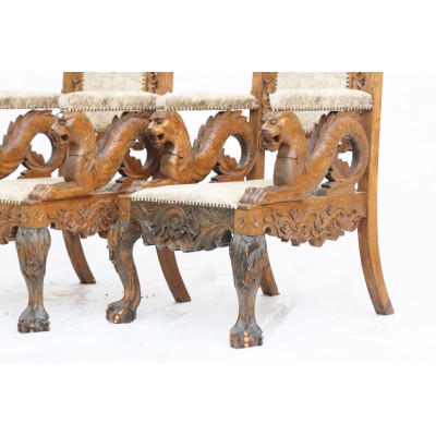 Baroque style armchairs (2 pieces)