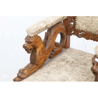 Baroque style armchairs (2 pieces)