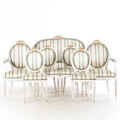 Louis XVI stiliaus elegancija