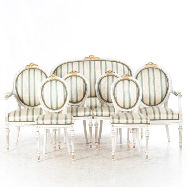 Louis XVI stiliaus elegancija
