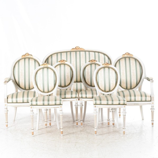Rococo style living room set