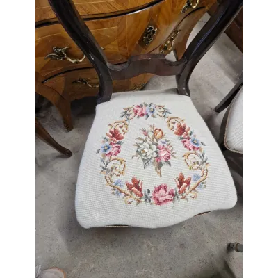 Antique wooden chairs