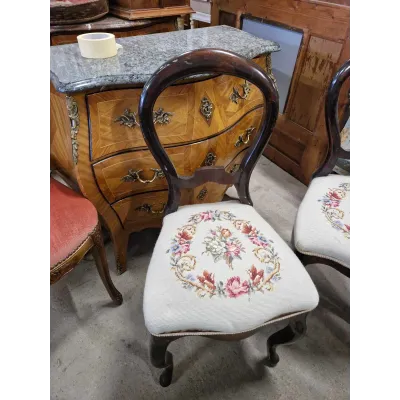 Antique wooden chairs