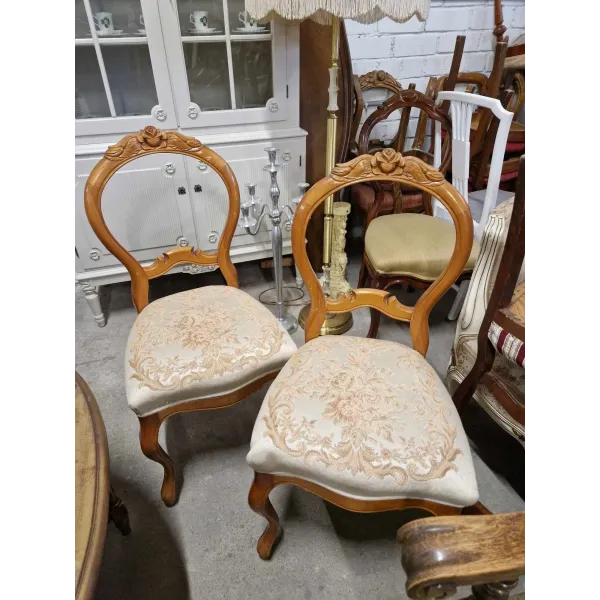 Antique wooden chairs