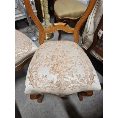 Antique wooden chairs