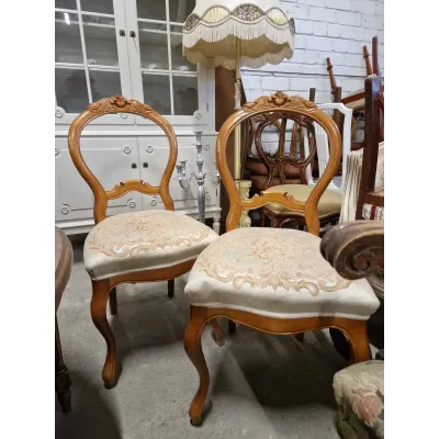 Antique wooden chairs
