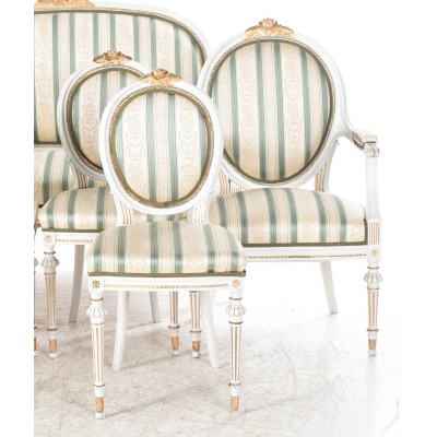 Rococo style living room set