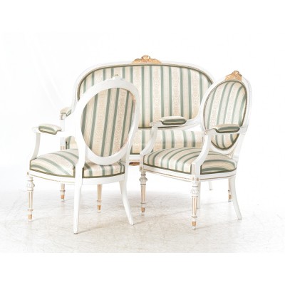 Rococo style living room set