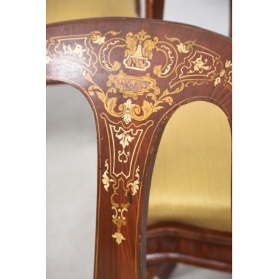 Antique Gothenburg style chairs (18th-19th century)