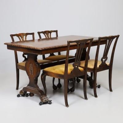 Chippendale style dining set
