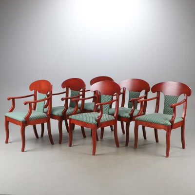 Empire style chair set (12 pieces)