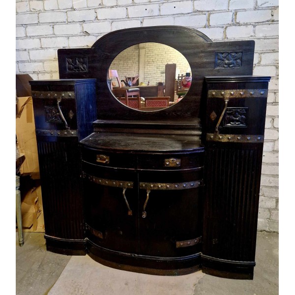 Art Deco stiliaus indauja / Komoda su veidrodžiu