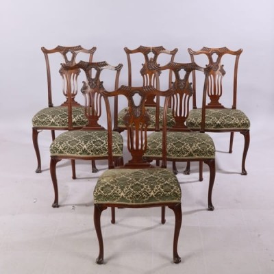 Chippendale style chairs
