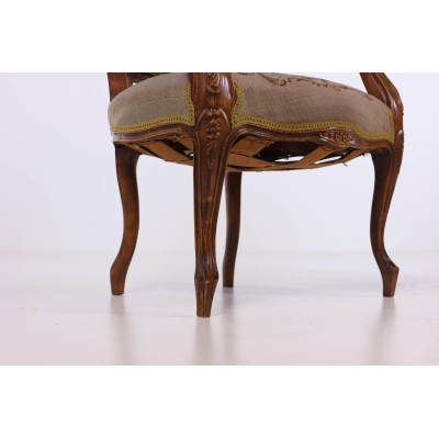 Rococo style armchairs
