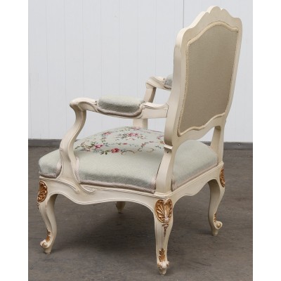 Rococo style armchair
