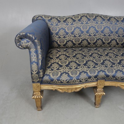 Louis XVI stiliaus svetainės komplektukas (sofute+2 foteliai)
