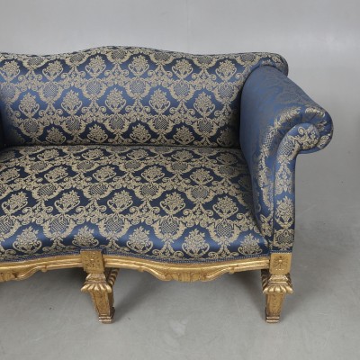 Louis XVI stiliaus svetainės komplektukas (sofute+2 foteliai)