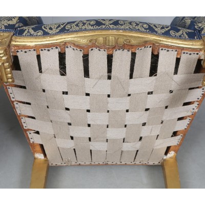 Louis XVI stiliaus svetainės komplektukas (sofute+2 foteliai)