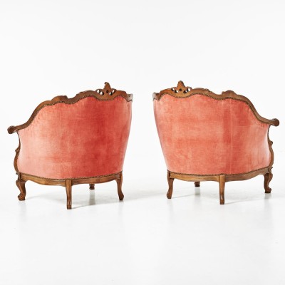 Louis XV stiliaus foteliai