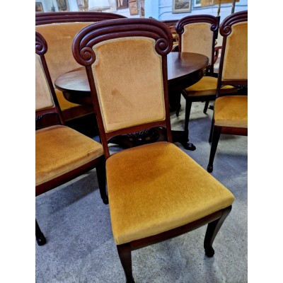 Originalus Biedermeier stiliaus komplektas XIX-XXa sandūra