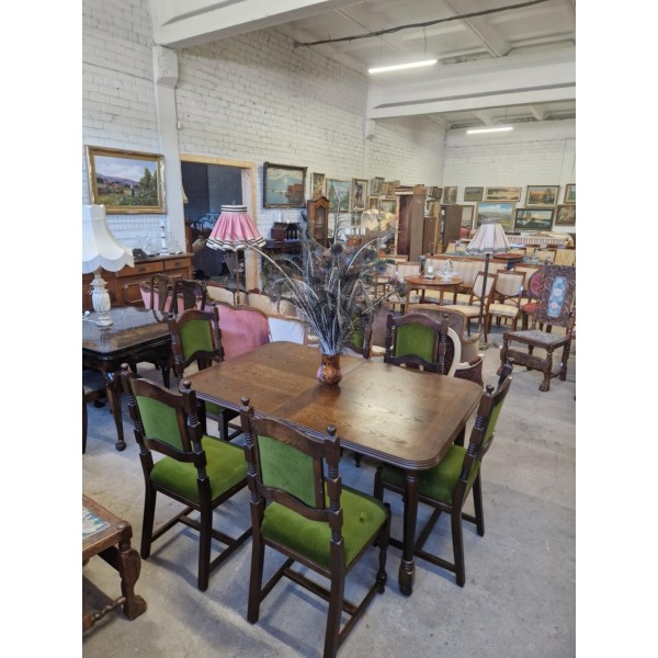 Oak dining set
