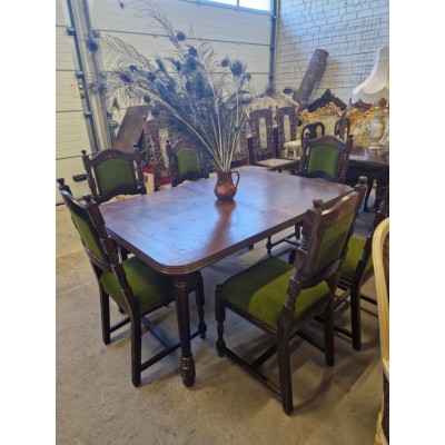 Oak dining set