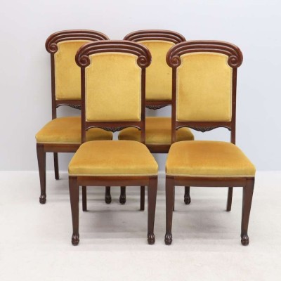 Originalus Biedermeier stiliaus komplektas XIX-XXa sandūra