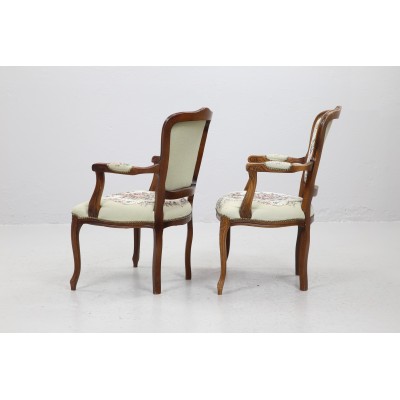 Romantiški Louis XV stiliaus krėsliukų pora Romantiški Louis XV stiliaus krėsliukų pora