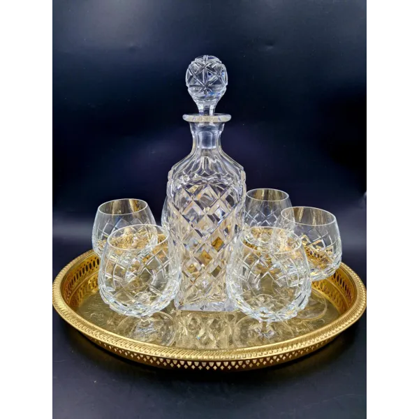 Krištolinis komplektas Jūsų elegantiškiems vakarams!