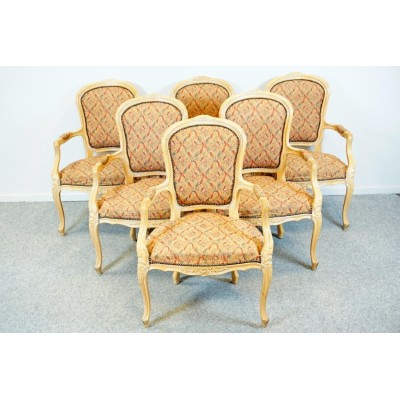 Rococo style armchairs