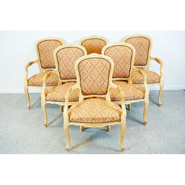 Rococo style armchairs
