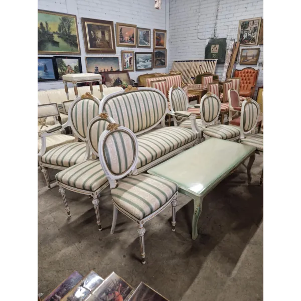 Rococo style living room set