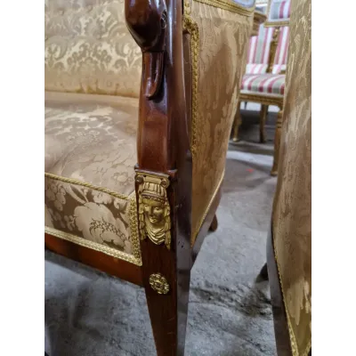 Prabangus "Empire" stiliaus svetainės komplektas