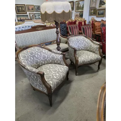 Louis XV stiliaus foteliai